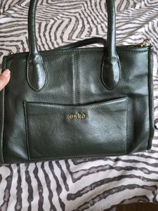 Eske Chic Green Chevron Shoulder Bag