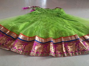 Elegant Net Lahnga With Dupatta