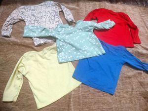 Cute Baby Long Sleeve Tops Bundle