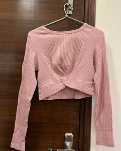 Cute Pink Crop Top