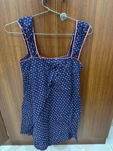 Floral Print Sleeveless Casual night Dress