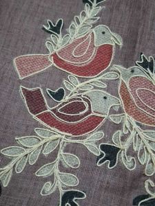 embroidered suit fabric