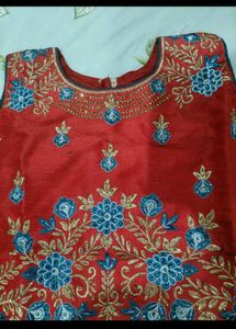 New Red lahenga blouse