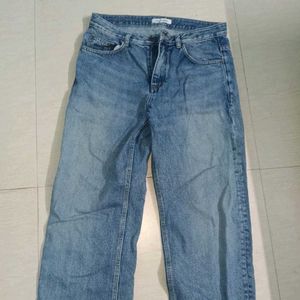Korean straight fit jeans mid rise