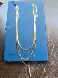 Elegant Gold 3 Layered Necklace