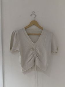 Cute Cinched Cropped Top