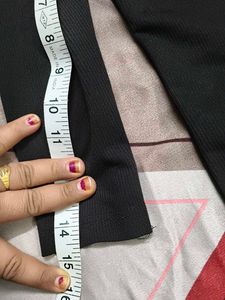 Flared Houndstooth Pants