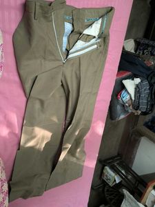 khaki Straight Leg Pants
