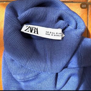 Zara Periwrinkle Turtleneck Sweater