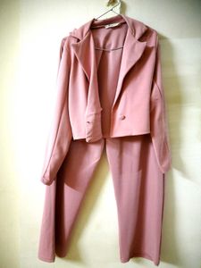 Chic Pink Blazer &amp; Pant Set