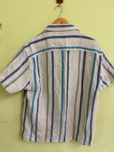 Men's Striped Short Sleeve Shirt