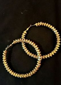 Dubai Brand New Golden Earrings
