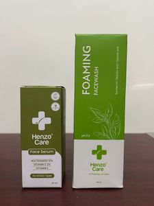 Henzo Care Combo Facewash & Serum New