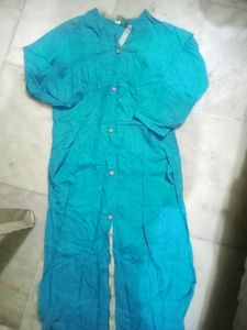 Blue Kurta Full Sleeves Bought From Meesho