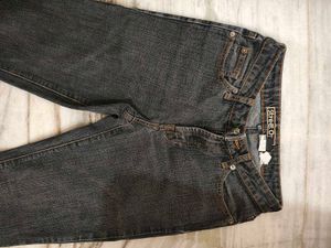 Classic Dark Wash Denim Jeans