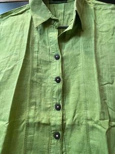 🌿 Lime Green Casual Shirt | Women’s Wear 🌿