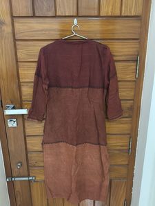 Maroon Ombre Button-Up Kurta🧶