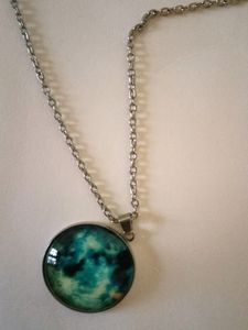 Moon Glow In The Dark Necklace
