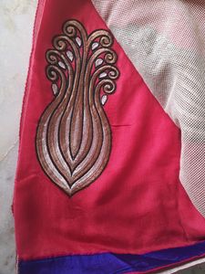 Half Pattern Jute Saree