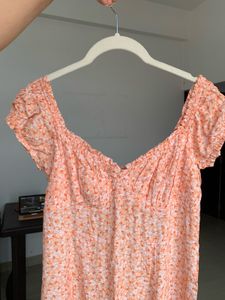 h and m Cute Floral  Dress