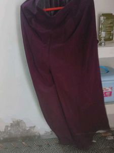 Royal Blue &amp; Maroon Party Wear Peplum Sharara Set