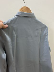 Classic Grey Button-Up Shirt