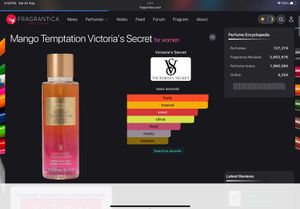 Victoria's Secret 🥭Mango Temptation Mist🧡