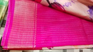 Elegant Pink Lotus Saree