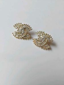 Designer CC Stud Earrings