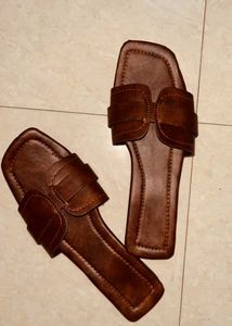 Brown Flats &amp; Sandals