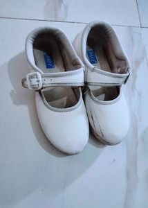 Pairs Of 2 Black N White Casual School Shoes Girl