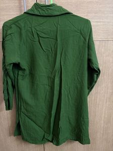Chic Green Elephant Embroidered Kurta