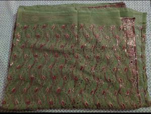 Embroidered Saree With Blouse