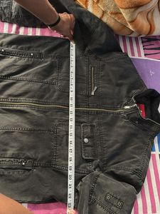 Men's Stylish Grey Denim Jacket