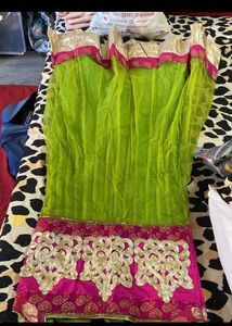 Anarkali Green Party Wear Suit
