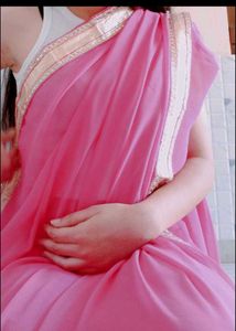 Elegant Pink Saree
