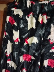 length 34,Cozy Polar Bear Pajama Pants