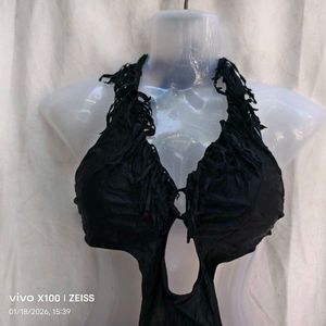 Chic Black One-Piece Swimsuit