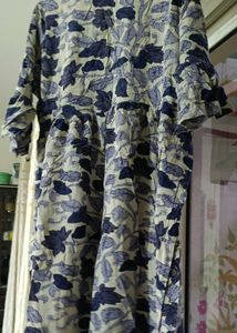 floral anarkali kurti