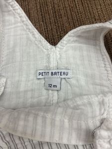 3 Striped Baby Overalls