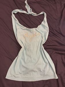 y2K angel halter top