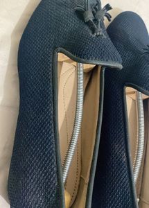 Navy Blue Tassel Loafers