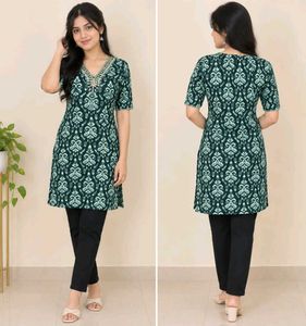 Black Kurti & Pant...