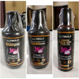 Combo Offer Black Seed Onion Shampoo, Con