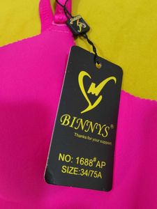 306 -- BINNY'S heavy Padded Bra 3hooks