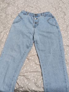 High Waist Unused Jean