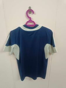 Adidas Navy Blue V Shape T Shirt
