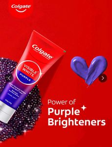 Colgate Visible White Purple Toothpaste