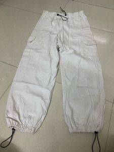 Stylish White Cargo Pants
