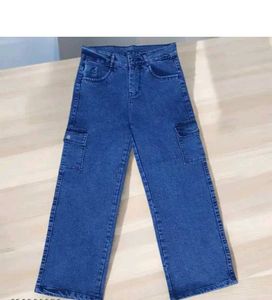 Blue Cargo Jeans